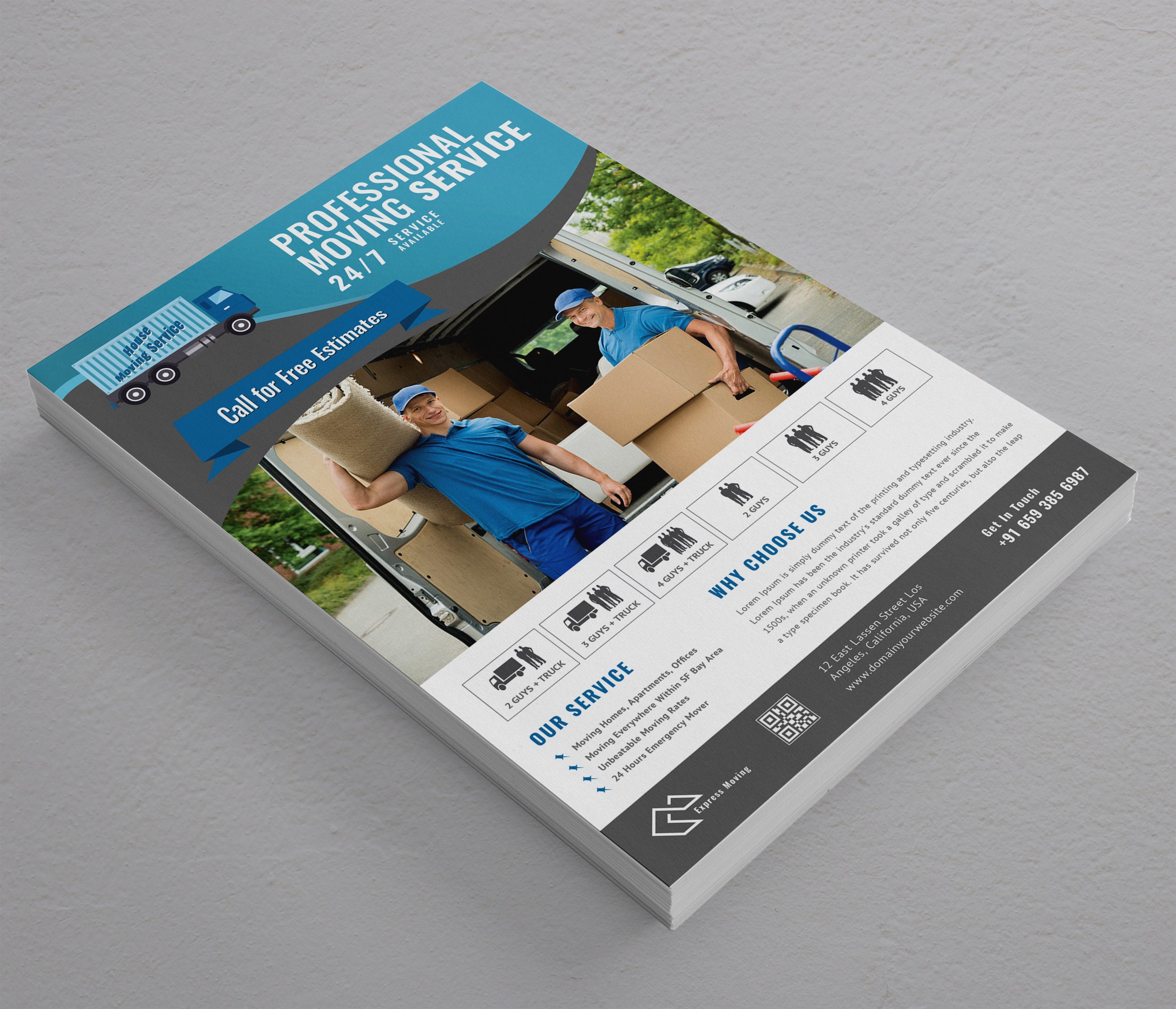 Moving Flyer Template