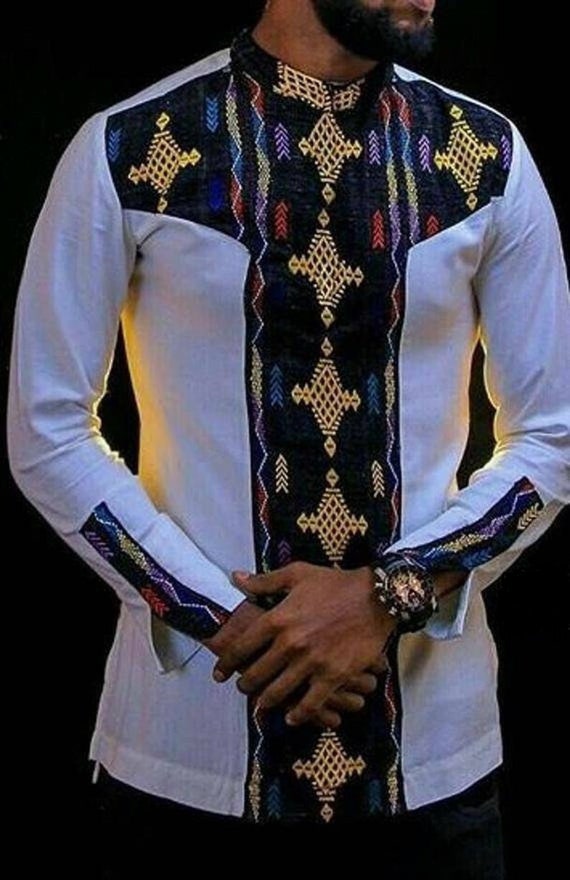Chemise homme africain Sammy mode africaine costume de mariage
