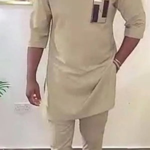 Fiyin African men clothing/kaftan/wedding suit/grooms men suit/ groom suit/Dashiki men shirt/Senator wear/Men&#39;s wear/Senator suit