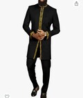 African Men's Kaftan Set: Modern Wedding Groom Suit product logo