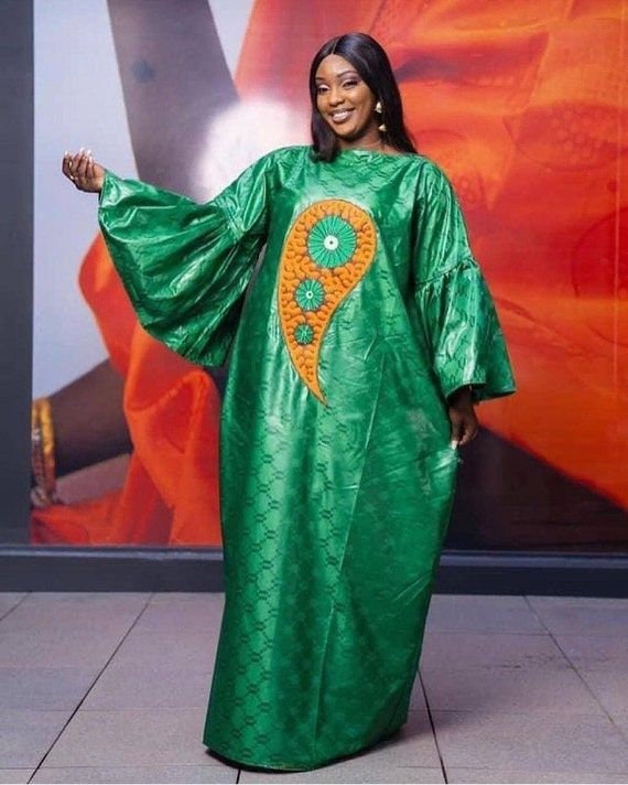 Bazin boubou sale