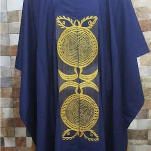 Danladi African Agbada Suit, Bespoke Men&#39;s 3-Piece Outfit