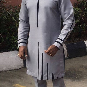 African men clothing, African men 2 pieces wears, African wedding suit, African groom suit, African attire, African fashion.