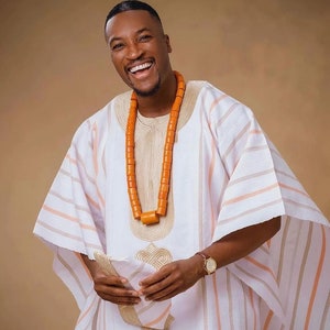 Toyese African Men Aso oke, African Men Suit, African Men clothing, Engagement outfit, men Wedding outfits, grooms dress, Dashiki for men