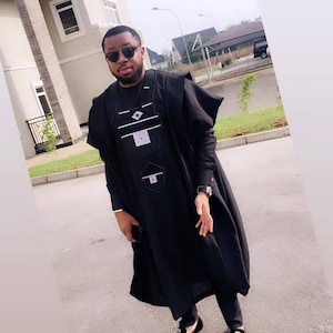 AGBADA, AGBADA for men, African AGBADA, African wedding suit, Groomsmen suit, Groom's suit, African men's clothing, African men's wear