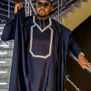 Bisola Real African men clothing 2 piece outfit/ wedding suit/groom suit/ prom dress/groom men outfit