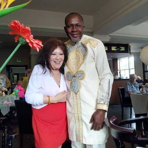 2pcs African men&#39;s Senator Caftan, African men Dashiki, men&#39;s clothing, Bespoke men outfit,