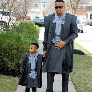 Oladayo African agbada. 3 Piece/ African clothing for men/wedding suit/prom dress/ groom suit/dashiki