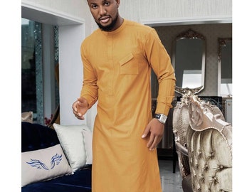 ola African men clothing 2 piece outfit/ wedding suit/groom suit/ prom dress/groom men outfit