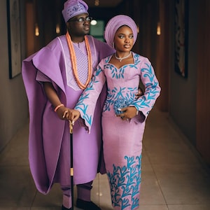 african couple dress fashion African Matching Couple Outfit