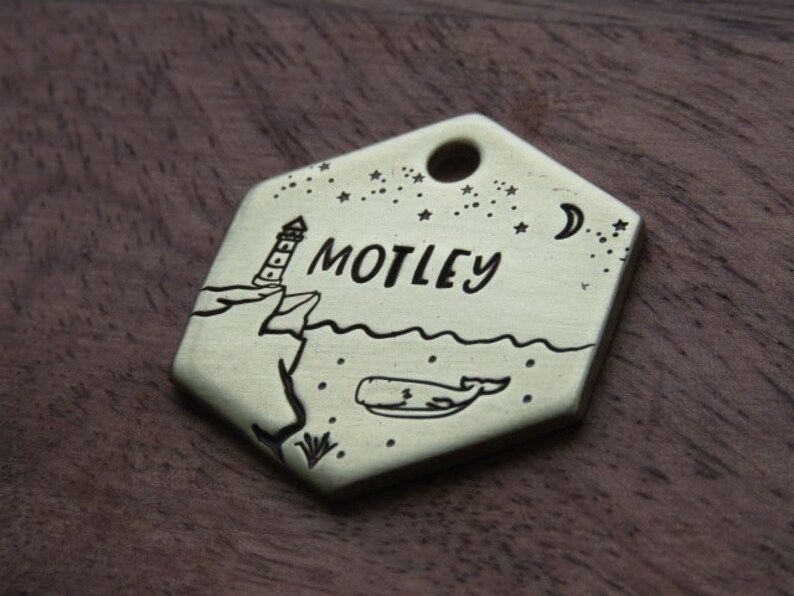 Dog Whale Dog Name Dog Moon Custom Dog Light House Dog Pet s For Dogs Dog Personalized Dog Pet Collars Leashes Pet Supplies