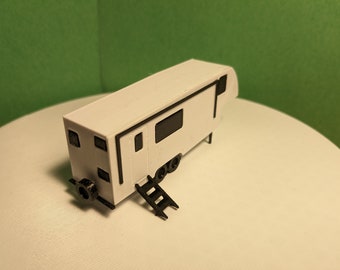HO 1:87 scale Winnebago micro mini 5th wheel camper RV