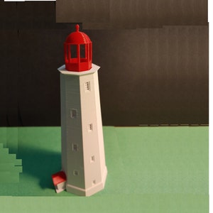 N 1:160 scale Sandy Hook Lighthouse w blinking LED