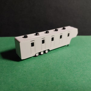 2-pack N 1:160 scale tri-axle 5th wheel bunkhouses