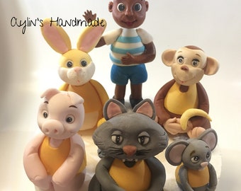 Cocomelon Pepe Pig Mochi Monkey Ello Elephant Jj Celebration Etsy