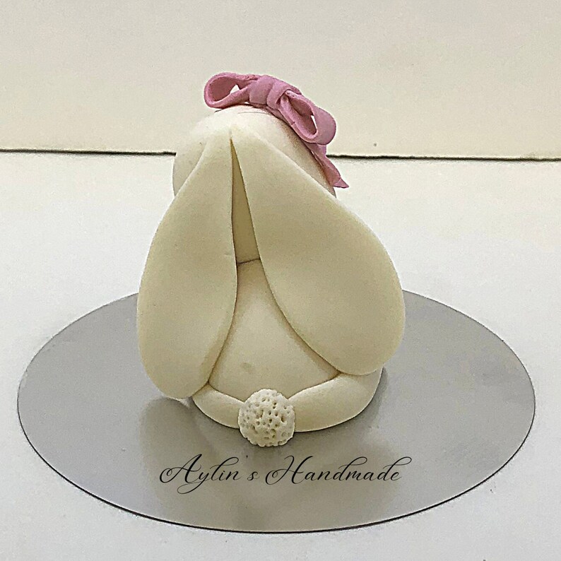 Fondant Cute 3D Baby Bunny Gum Paste Baby Rabbit Sugar Paste Etsy