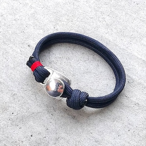 Pulseira de corda náutica | Pulseira de paracord de viagem de praia de surfista | Presente de marinheiro | Presente de dia dos pais | Homens Mulheres Unissex