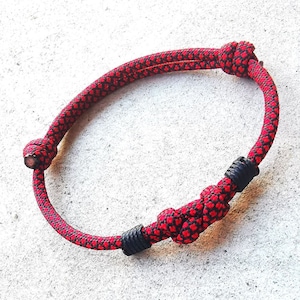 Japanese paracord rope adjustable bracelet , Samurai protection Bracelet, Viking Bracelet , Lucky Rope Paracord Bracelet , Bracelets for men