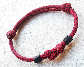 Japanese paracord rope adjustable bracelet , Samurai protection Bracelet, Viking Bracelet , Lucky Rope Paracord Bracelet , Bracelets for men