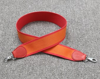 orange luggage strap