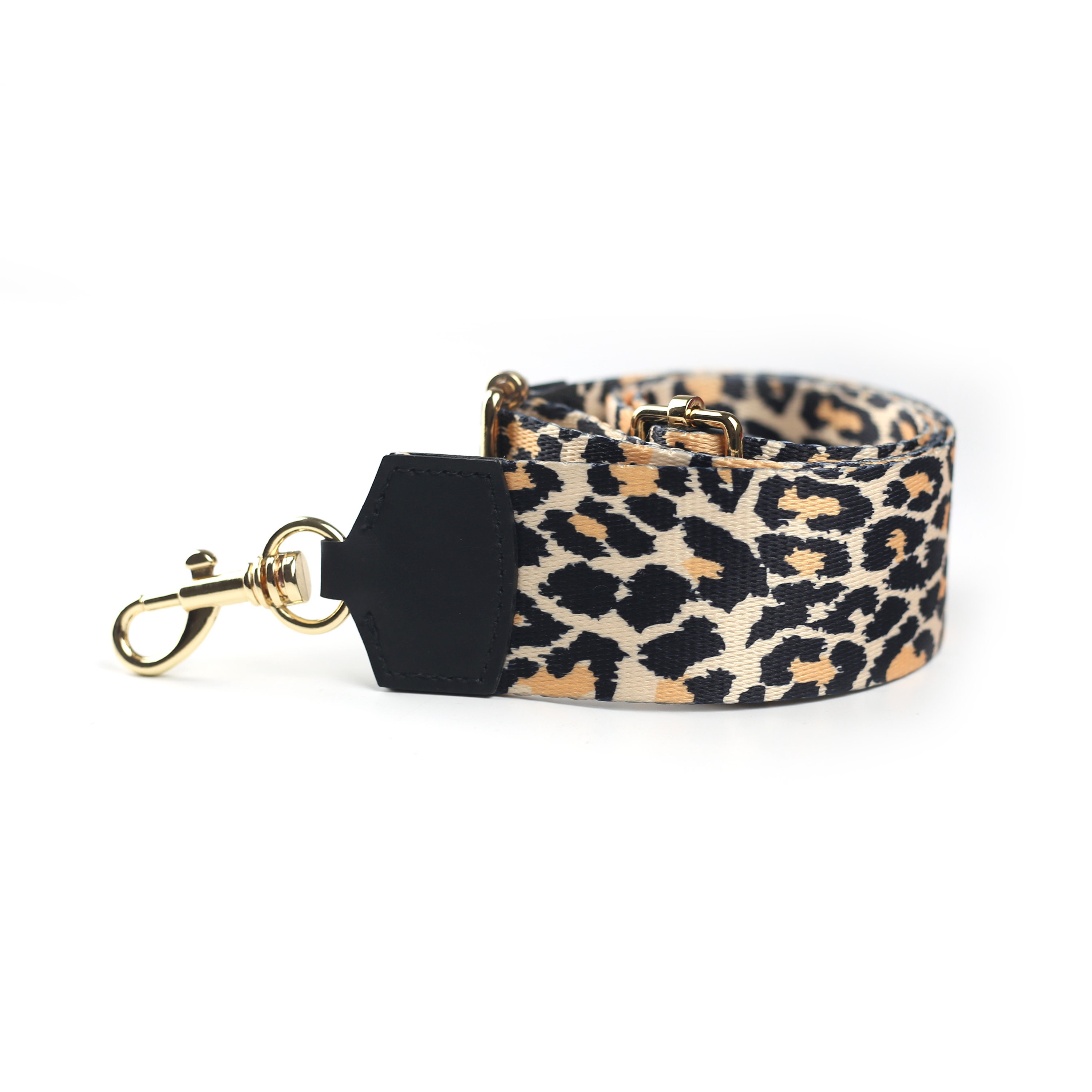 The Crossbody Bag Strap Leopard Edition Women Canvas Purse Etsy