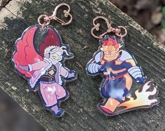 Hawks and Endeavor Keychains