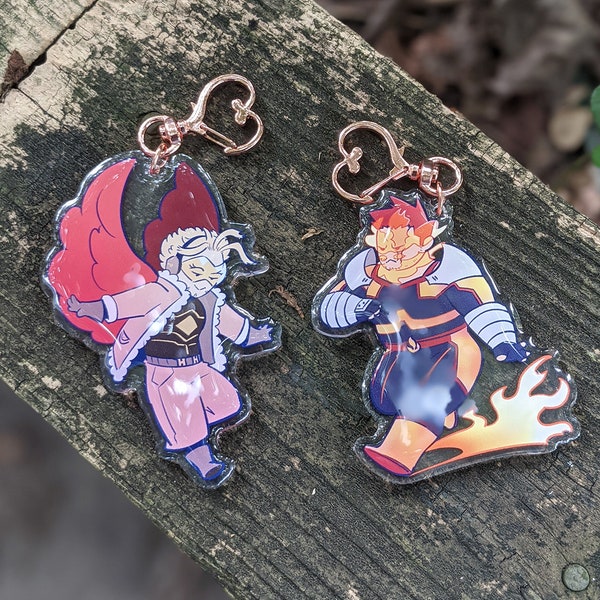 Hawks and Endeavor Keychains