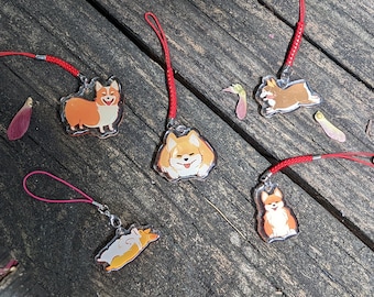 Corgi Phone Charms