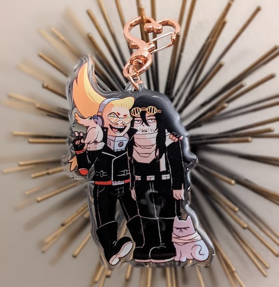 Present Mic Eraserhead Keychain Etsy