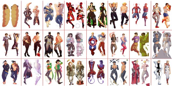 Marvel dakimakura top