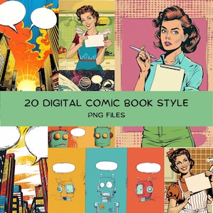 Customizable Pop Art Comic Panels - Retro Style Speech Bubble Posters, Fun Blank Canvas for Quotes, Wall Decor, DIY Text Art