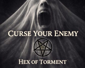 FÖRBANNELSE FIENDENS BESVÄLLNING, Häxans Plågoförbannelse | Hämndbesvärjelse, Kraftfull Förstörelsehex