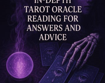 Lectura de Tarot Personalizada para Respuestas y Consejos / Lectura de Cartas del Oráculo para Claridad / Desbloquea Verdades Ocultas / Cartas del Tarot