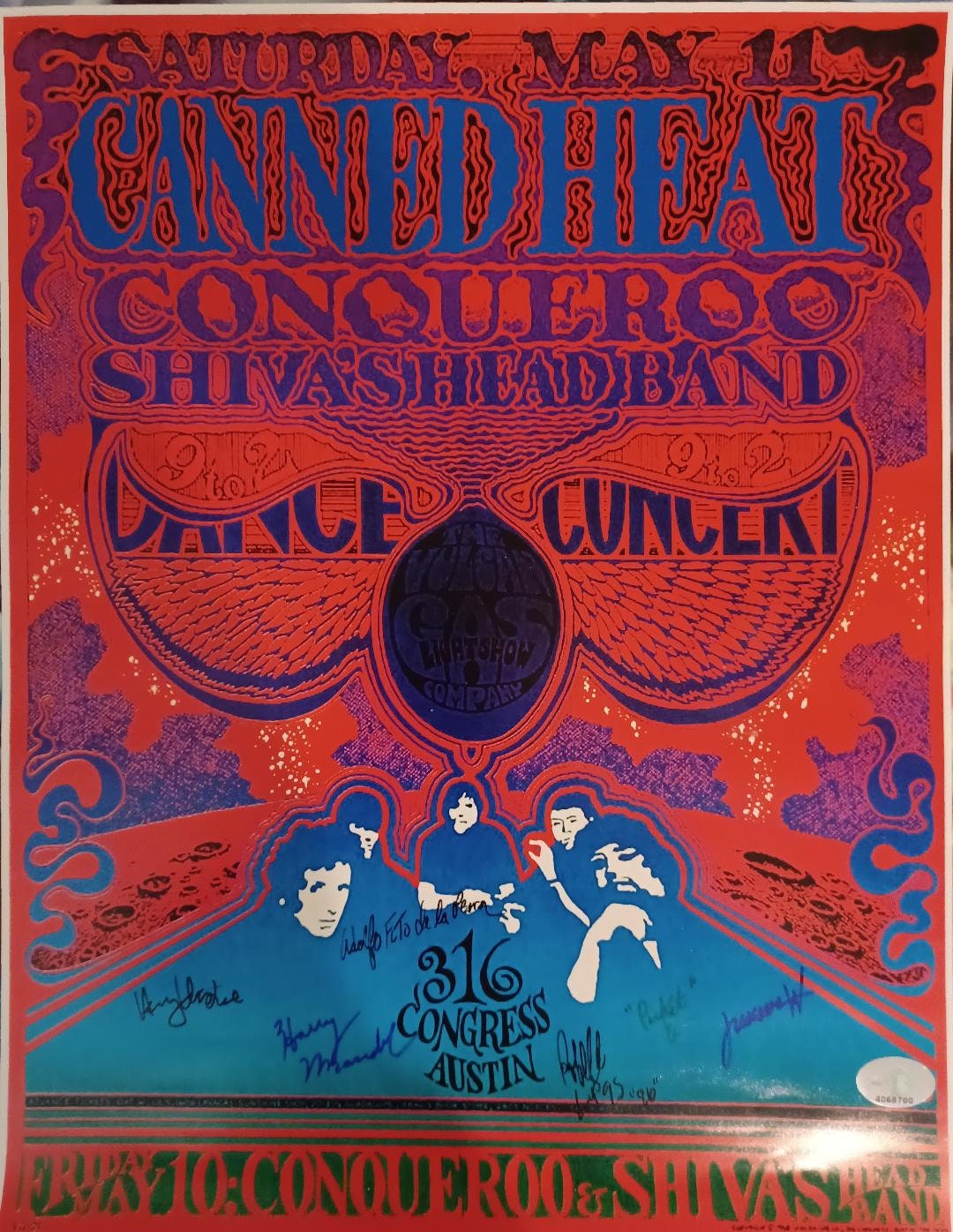 Canned Heat Concert Poster REPRODUCTION Scarce Issue 11 X 17 Etsy