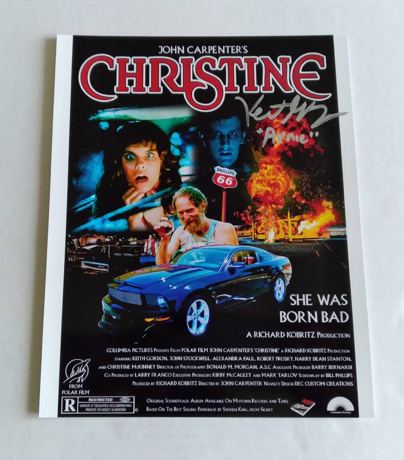 Keith Gordon Firmo Foto Christine Movie Poster Etsy Espana