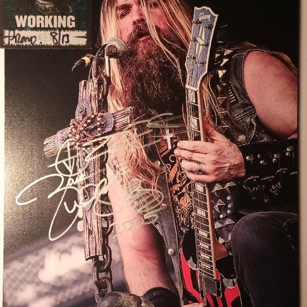 2005 Zakk Wylde Poster Reproduction Ozzfest Black Label Society