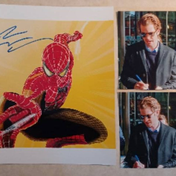 Andrew Garfield Signed Photo Spiderman COA & Photos Included