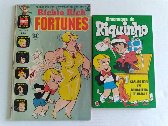 Portuguese Richie Rich Comic Book International Mixed Lot of 2 - Etsy Portuguese Richie Rich Comic Book International Mixed Lot of 2 - Etsy