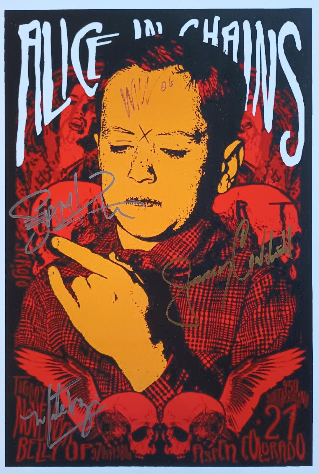 2006 Alice in Chains Concert Poster REPRODUCTION RP Was Etsy