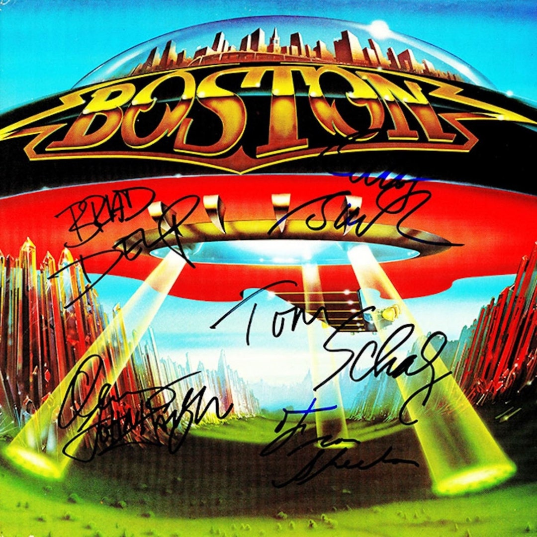 1978 Boston Concert Poster 11x11in REPRODUCTION Originally Autographed