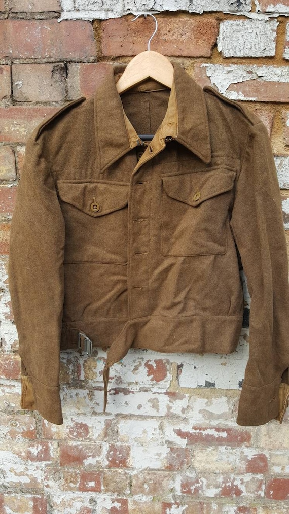 Vintage WW2 1943 battledress blouse British milita