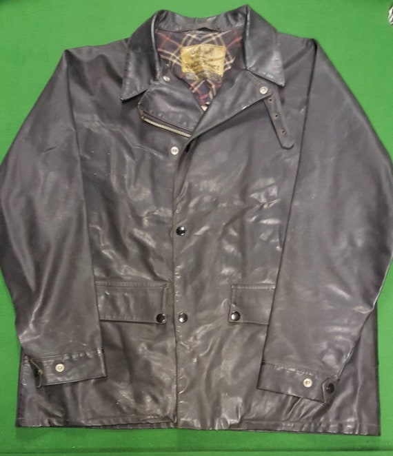 Vintage 1950s /1960s Belstaff Black Prince chaqueta de vinilo - Etsy España