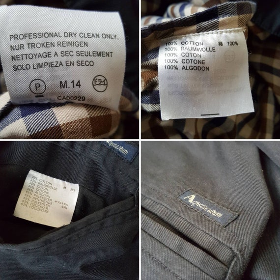 Vintage Aquascutum Reversible Golf 