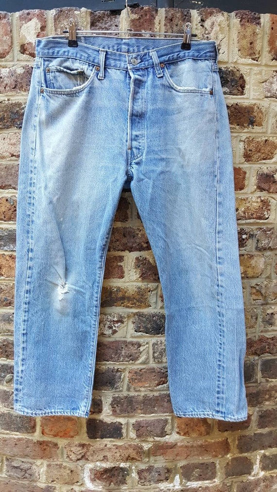 Vintage Levis redlines 501 denim jeans selvedge bl