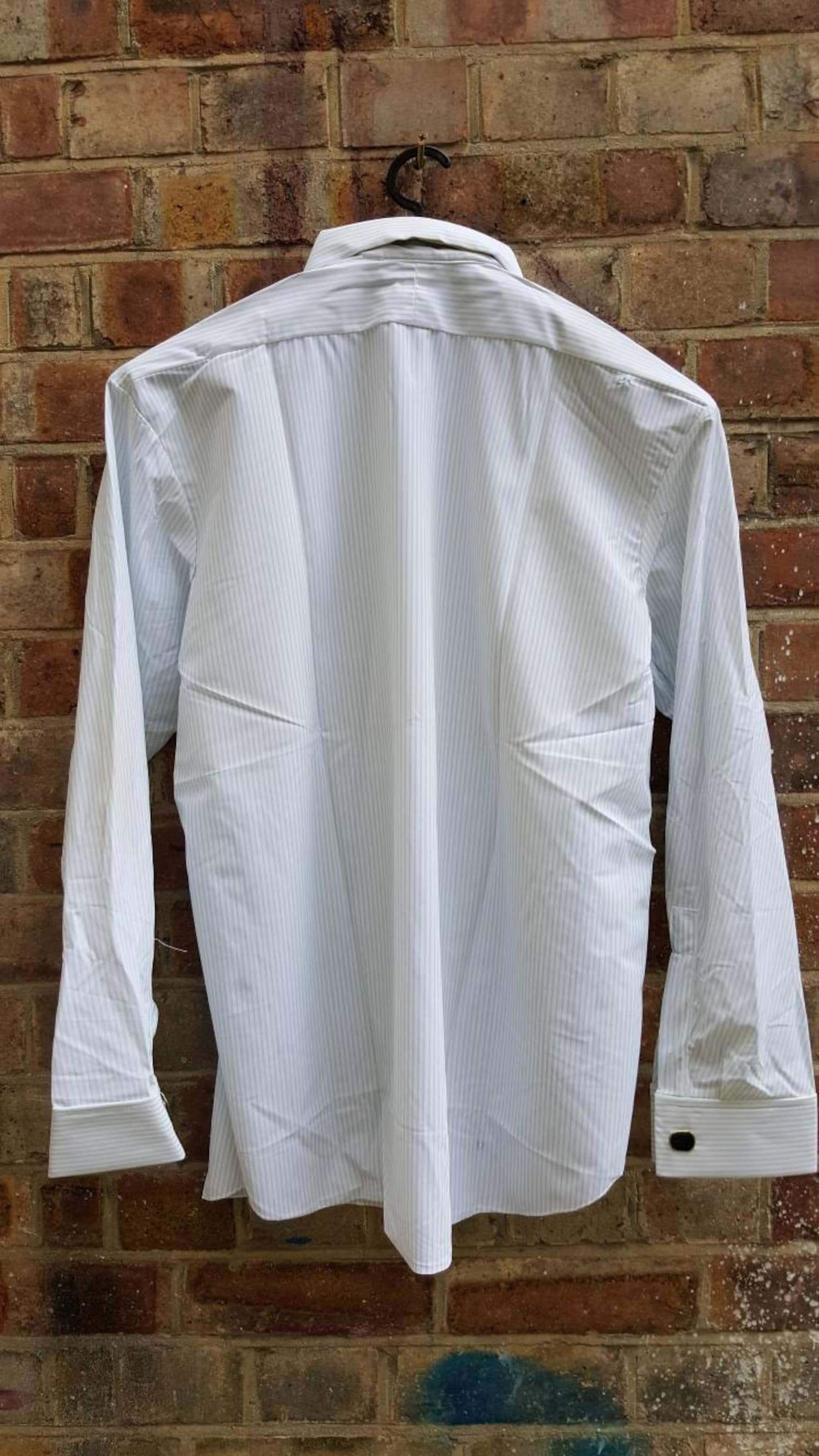 white nylon shirt
