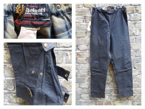 Vintage 1980s Belstaff Wax Cotton Over 