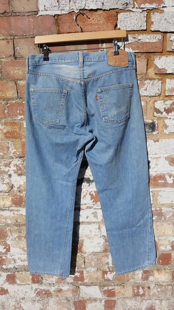 Vintage Levis 501 redlines 33" x 27" selvedge blue