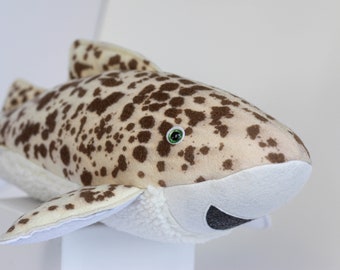 zebra shark plush