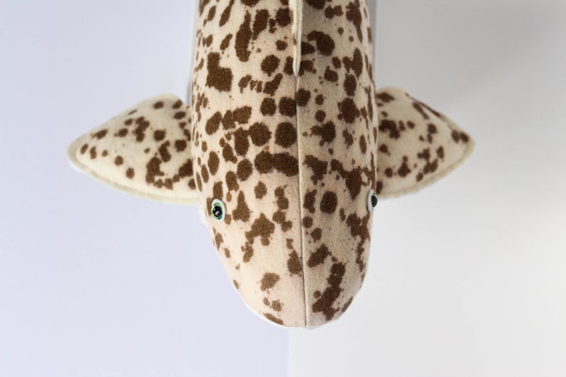 Zephyr the Zebra Shark Plush Toy Eco Friendly image 5