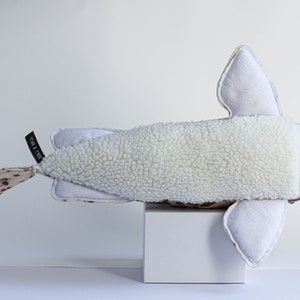 Zephyr the Zebra Shark Plush Toy Eco Friendly image 3